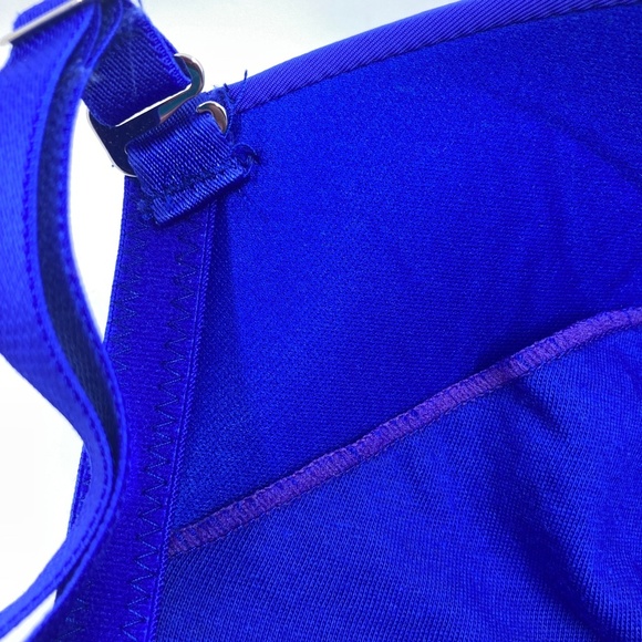 Fredericks of Hollywood Solid Royal Blue XTreme Push Up Bra 38B No Inserts - Picture 9 of 9